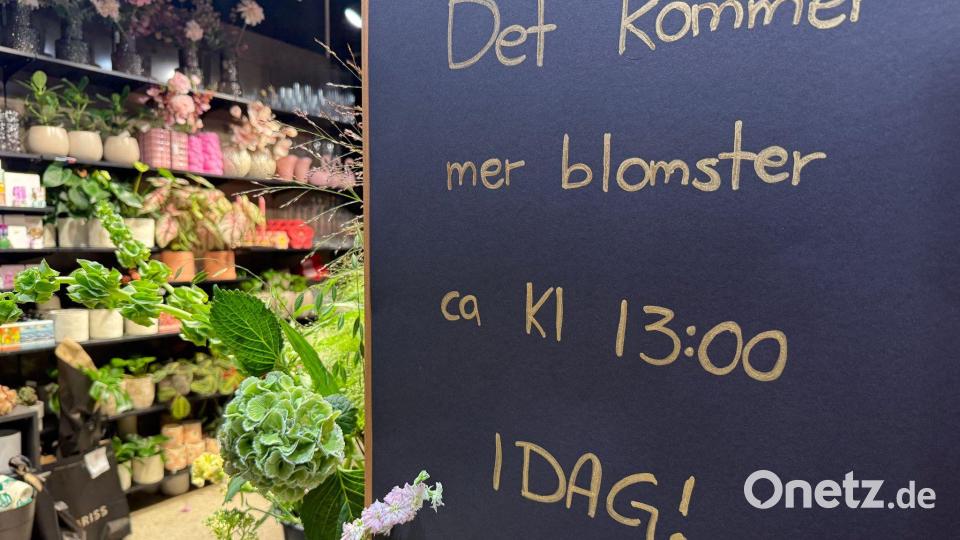Nachschub ist unterwegs: Noch heute kommen neue Blumen im Laden an. Bild: Julia Wäschenbach/dpa