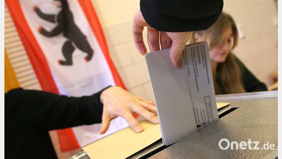 Auch in Berlin wird gewählt. (Symbolbild) Bild: Wolfgang Kumm/dpa