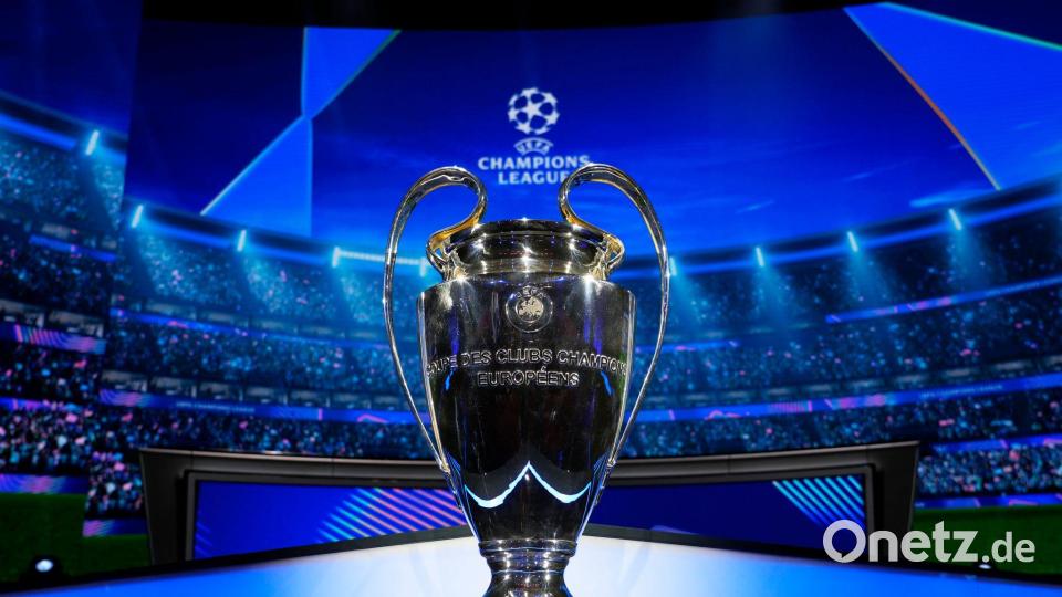 Das Objekt der Bayern-Sehnsucht, der Champions-League-Pokal. (Archivbild) Bild: Gregorio Borgia/AP/dpa