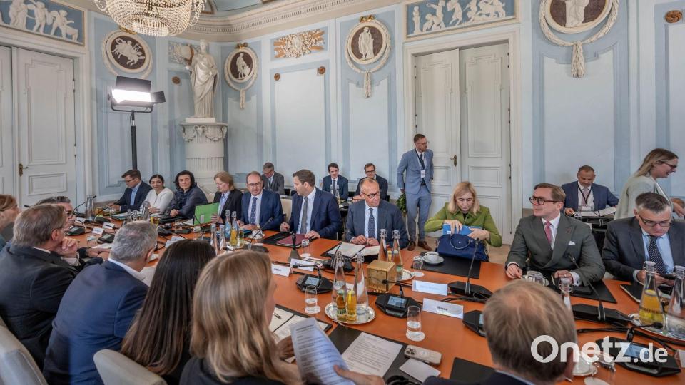 Die Kritik von Bas kommt kurz nach der Kabinettsklausur in Schloss Neuhardenberg. (Archivfoto) Bild: Michael Kappeler/dpa-Pool/dpa