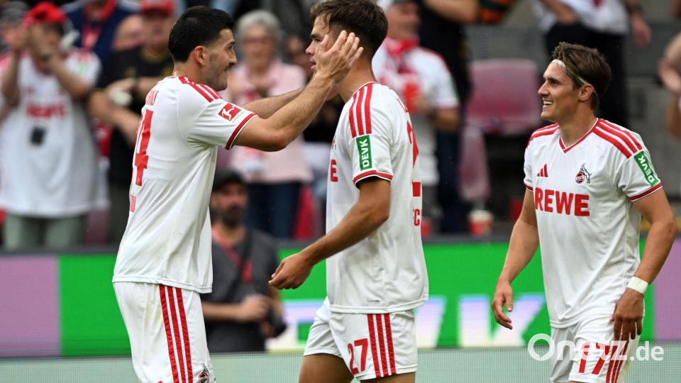 Der 1. FC Köln hatte zum Saisonstart viel Grund zum Jubel. Bild: Federico Gambarini/dpa