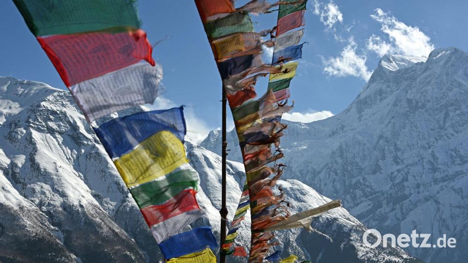 Heilige Orte in Nepal und Tibet sind ein berühmtes Pilgerziel. (Archivbild) Bild: Elisa Schu/dpa
