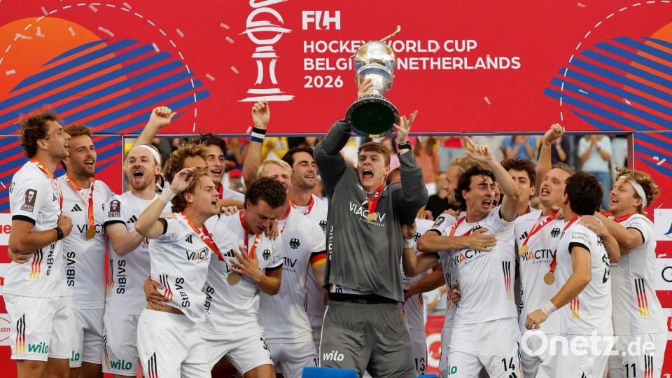Deutschland ist zum vierten Mal Hockey-Weltmeister. Bild: Geert Vanden Wijngaert/AP/dpa