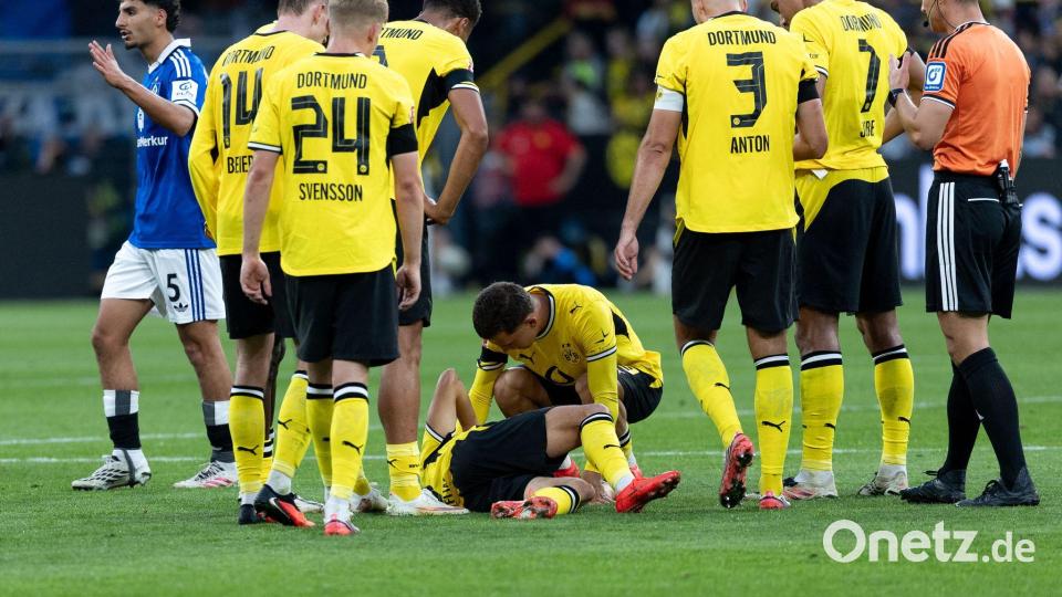 Der BVB muss lange auf Giannis Konstantelias verzichten. Bild: Fabian Strauch/dpa