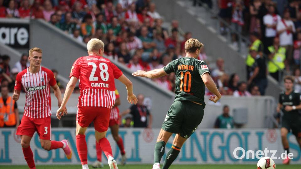 Niclas Füllkrug (r.) kehrte diesen Sommer zu Werder Bremen zurück. Bild: Philipp von Ditfurth/dpa