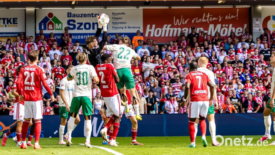 Energie Cottbus beherrschte Fürth nur in der ersten halben Stunde. Bild: Frank Hammerschmidt/dpa