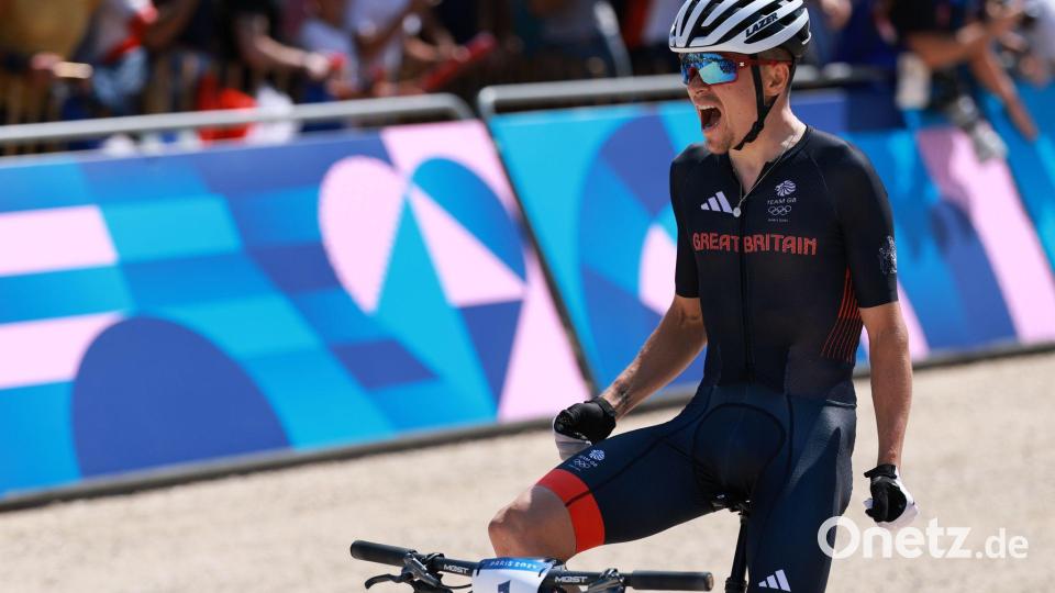 Wie bei Olympia in Paris: Pidcock holt sich den WM-Titel auf dem Mountainbike (Archivbild) Bild: Jan Woitas/dpa