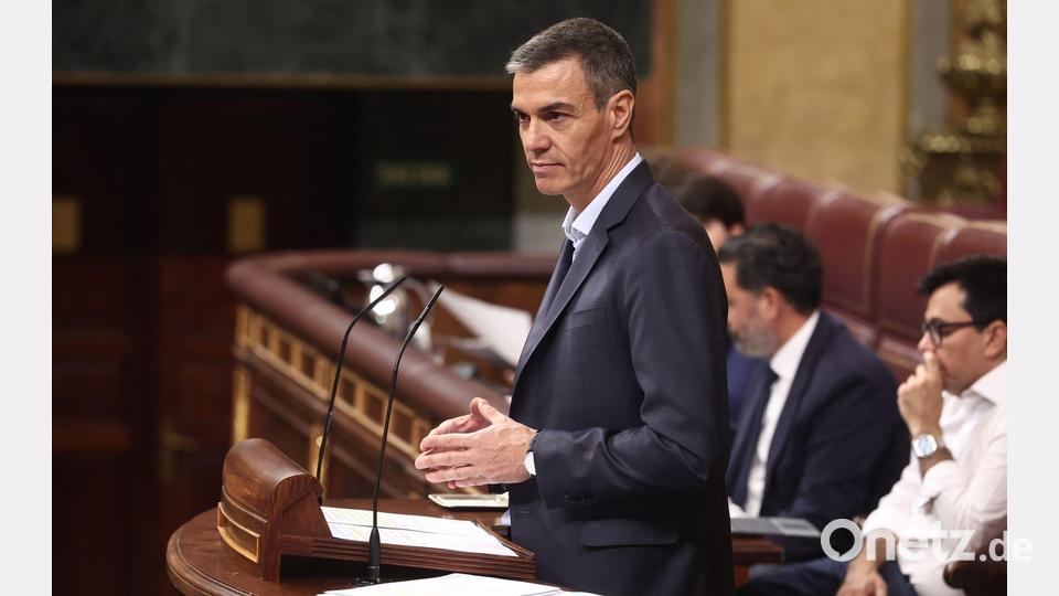 Spaniens Regierungschef Pedro Sánchez hat Falschinformationen in sozialen Netzwerken für den Massenandrang auf die Nordafrika-Exklave Ceuta von Ende Juli mitverantwortlich gemacht. (Archivbild) Bild: Eduardo Parra/EUROPA PRESS/dpa