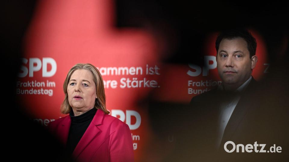 Für die beiden SPD-Chefs könnte es nach den drei Wahlen im September eng werden. (Archivfoto) Bild: Britta Pedersen/dpa