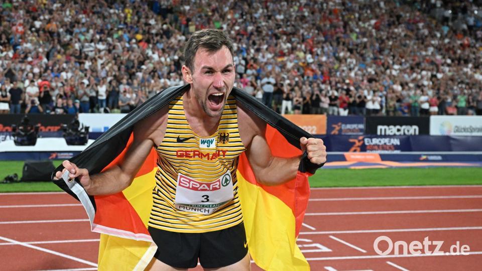 Niklas Kaul hat gute Erinnerungen an das Münchner Olympiastadion. (Archivbild) Bild: Sven Hoppe/dpa