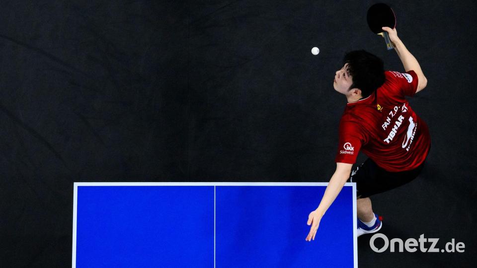 Tischtennis-Star Fan Zhendong. Bild: Tom Weller/dpa