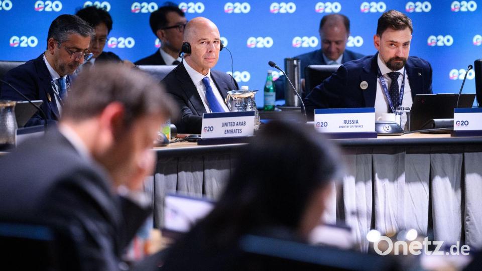 In der Runde der G20-Finanzminister sitzt erstmals wieder ein russischer Minister. Bild: Bernd von Jutrczenka/dpa