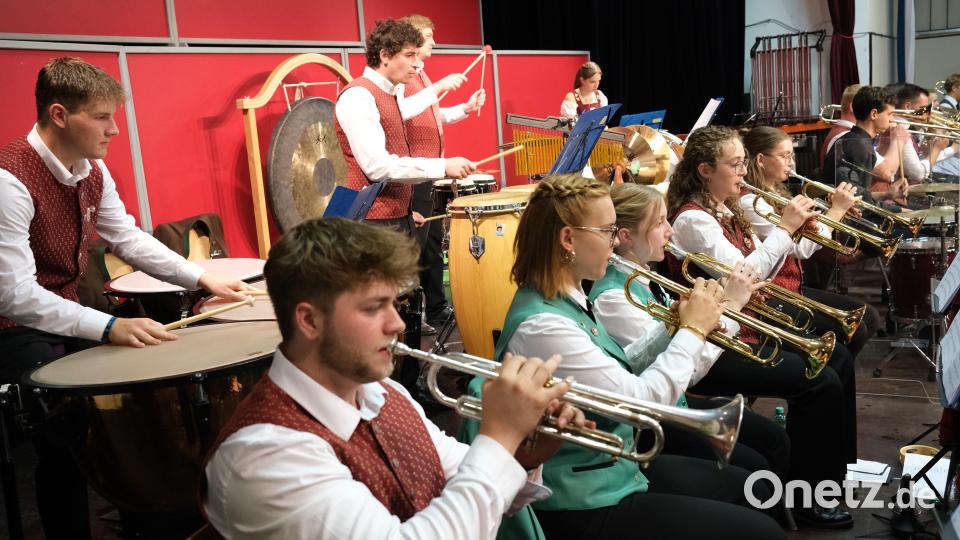 Im Bezirksjugendorchester des Nordbayerischen Musikbundes wirkten auch Mitglieder der Nabburger Jugendblaskapelle mit. Bild: Rudolf Hirsch