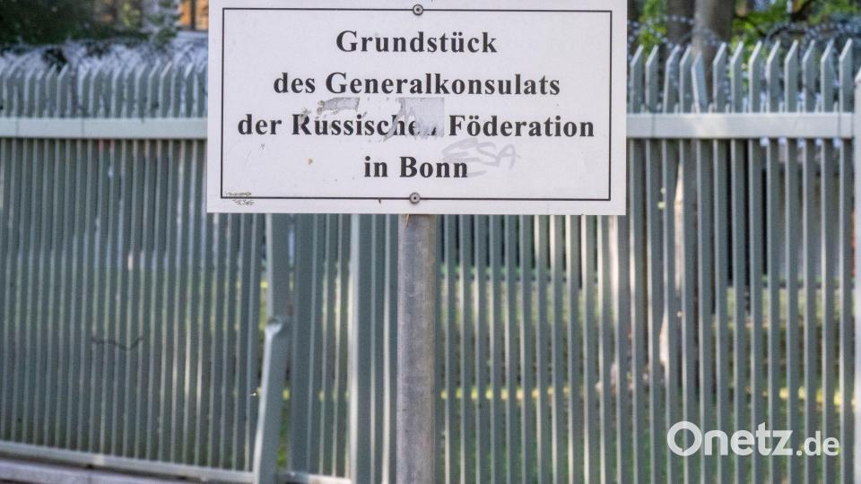 Das russische Generalkonsulat in Bonn wird zum 18. September geschlossen. Bild: Benjamin Westhoff/dpa