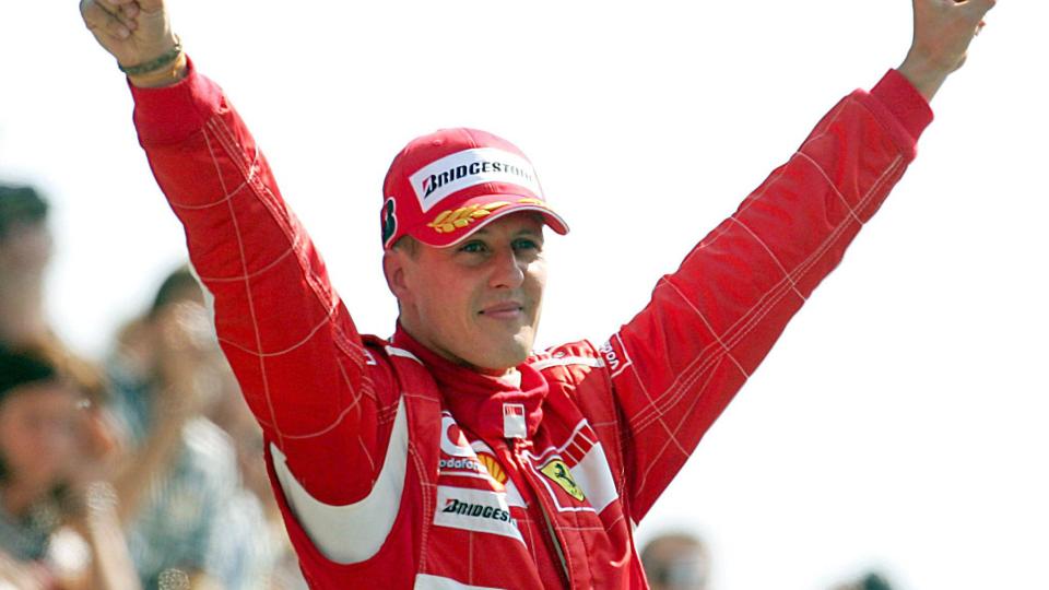 Michael Schumacher gewann fünfmal in Monza. (Archivbild) Bild: Gero Breloer/dpa