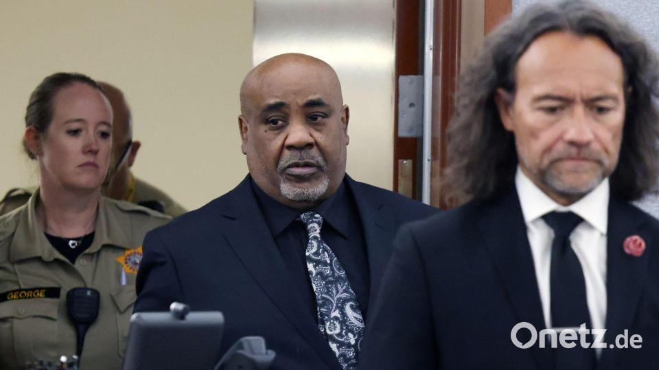 Das Strafmaß gegen Duane Davis soll im Oktober verkündet werden. Bild: Bizuayehu Tesfaye/Pool Las Vegas Review-Journal/AP/dpa