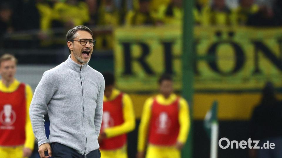 Sah am Ende einen souveränen Sieg seines BVB: Dortmund-Trainer Nico Kovac. Bild: Christian Charisius/dpa