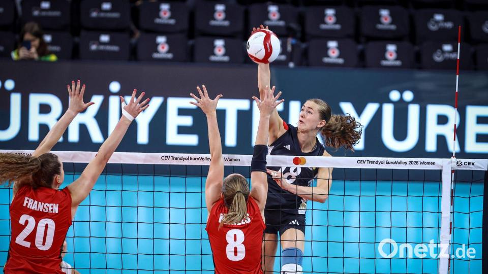 Die 19-Jährige zeigte eine starke Leistung. Bild: ---/CEV/dpa