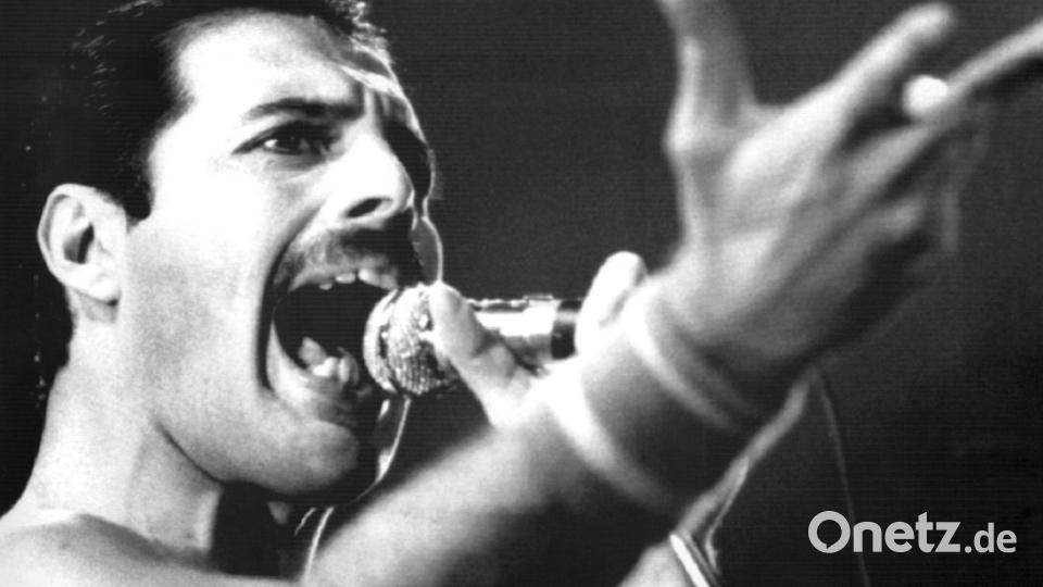 Freddie Mercury gilt als einer der legendärsten Frontmänner der Musikgeschichte. (Archivbild) Bild: dpa