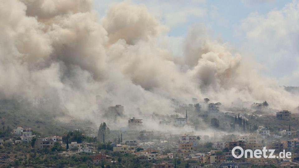 Israelische Angriffe im Libanon Bild: Ali Hashisho/XinHua/dpa