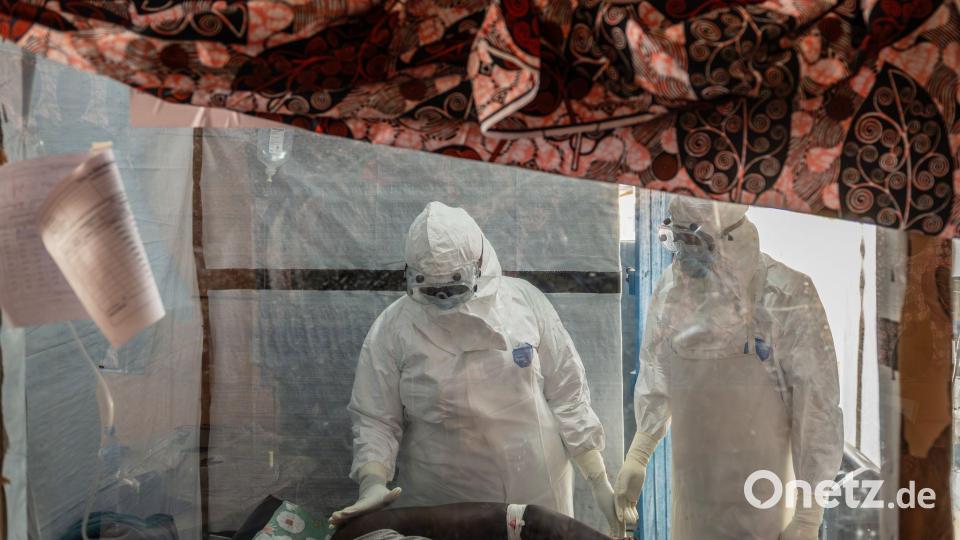 Täglich steigt die Zahl der bestätigten Ebola-Fälle im Kongo. (Archivbild) Bild: Moses Sawasawa/AP/dpa