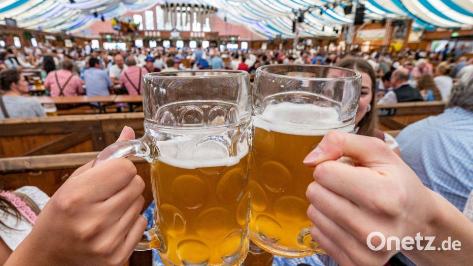 Für bayerisches Bier reicht die Menge an heimischer Braugerste nicht aus, es wird zugekauft, etwa aus Thüringen. (Symbolbild) Bild: Armin Weigel/dpa