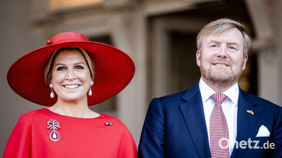 Auch König Willem-Alexander und Königin Maxima der Niederlande sind unter den Gästen der Beisetzung. (Archivbild) Bild: Sem Van Der Wal/ANP/dpa