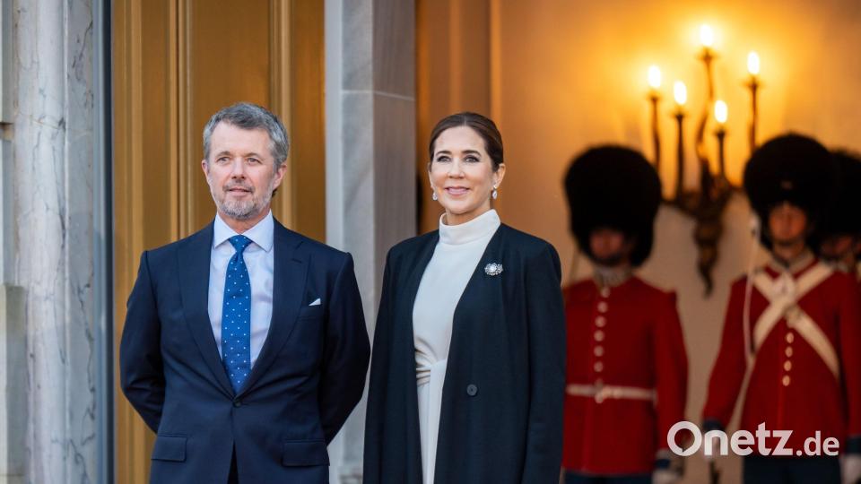 Als erste Gäste hatten sich der dänische König Frederik X. und seine Frau, Königin Mary, angekündigt. (Archivbild) Bild: Michael Kappeler/dpa