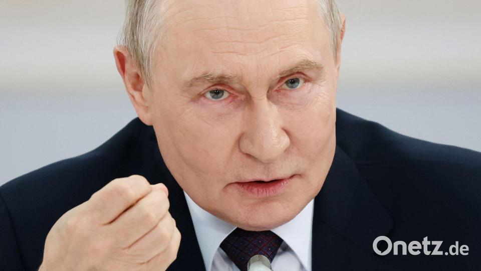 Kremlchef Putin wirft der Bundesregierung Beweisfälschung vor. (Archivbild) Bild: Sergey Fadeichev/Pool Sputnik Kremlin/AP/dpa