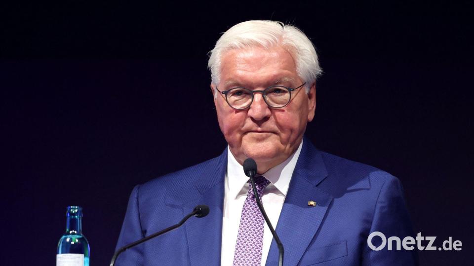 Aus Deutschland kommt Bundespräsident Frank-Walter Steinmeier zum Begräbnis nach Oslo. Bild: Christoph Reichwein/dpa