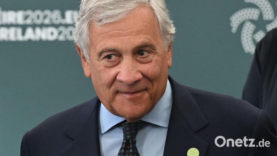 Sagt Aufklärung zu: Italiens Außenminister Antonio Tajani. Bild: Michael Brandt/dpa