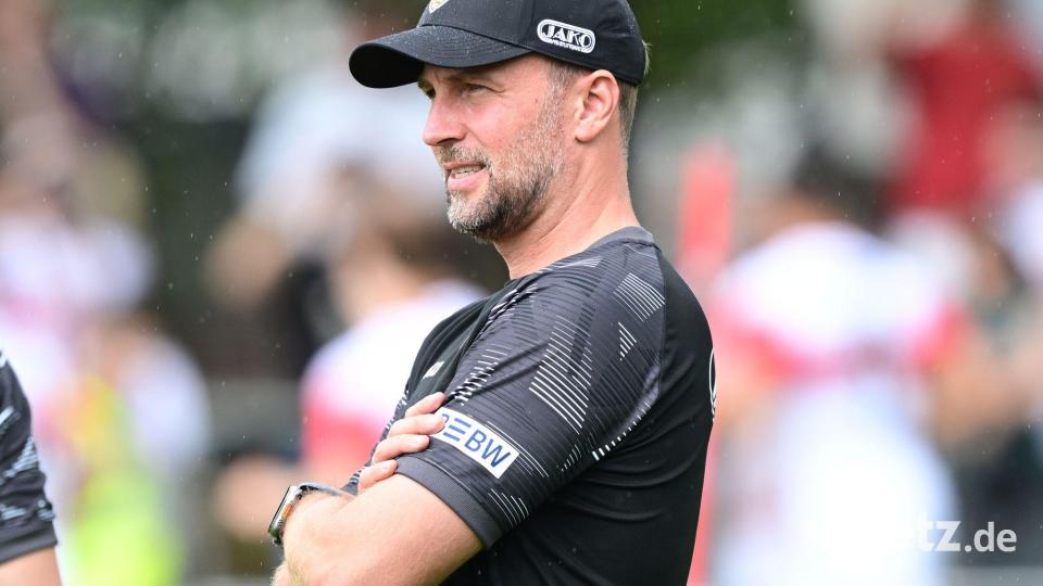 Sebastian Hoeneß tauschte sich zu Beginn der Woche mit Bundestrainer Jürgen Klopp über die Nationalmannschaftsperspektive der Spieler des VfB Stuttgart aus. (Archivbild) Bild: Bernd Weißbrod/dpa