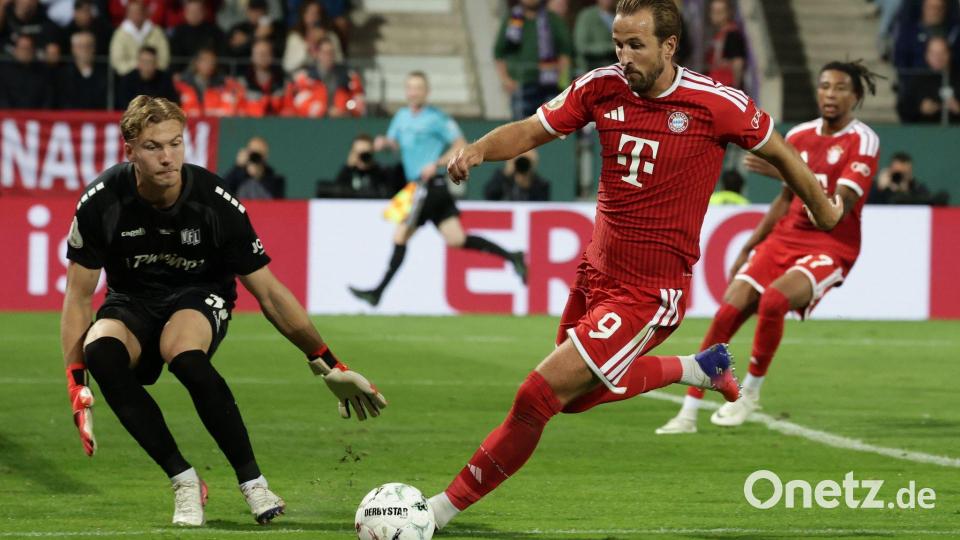 Harry Kane erzielte seine ersten beiden Pflichtspieltore in dieser Saison. Bild: David Ebener/dpa