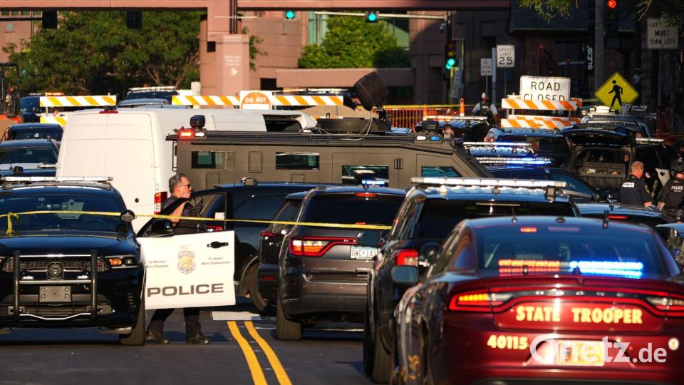 Drei Menschen sterben nach Schüssen in Minneapolis. Bild: Ellen Schmidt/AP/dpa
