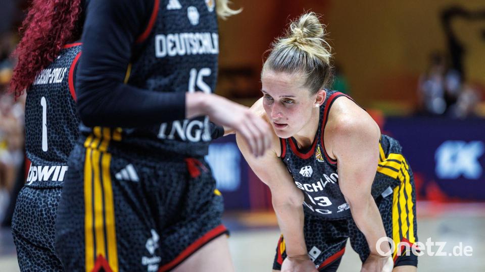 Auch 13 Punkte von Leonie Fiebich waren nicht genug. Bild: Andreas Gora/dpa