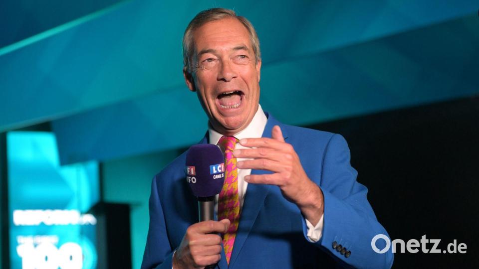 Gegen die britische Partei von Nigel Farage wurden erneut Vorwürfe erhoben. Bild: Thomas Krych/AP/dpa