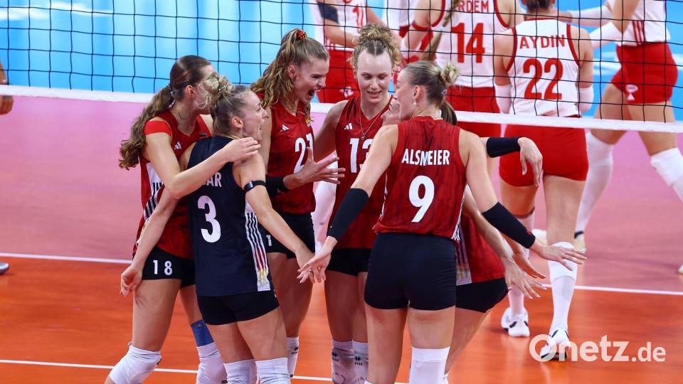 Das deutsche Team kann trotz EM-Aus Positives aus dem Turnier ziehen. Bild: ---/CEV/dpa