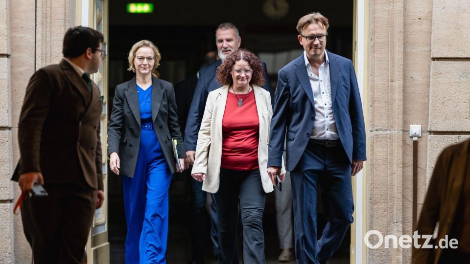 Das Thüringer BSW ist in der Krise - es gibt weitere Austritte. Bild: Jacob Schröter/dpa