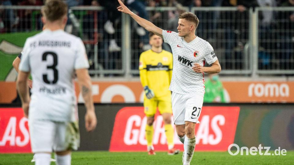 Alfred Finnbogason verließ die Augsburger im Sommer 2022. (Archivbild) Bild: Matthias Balk/dpa