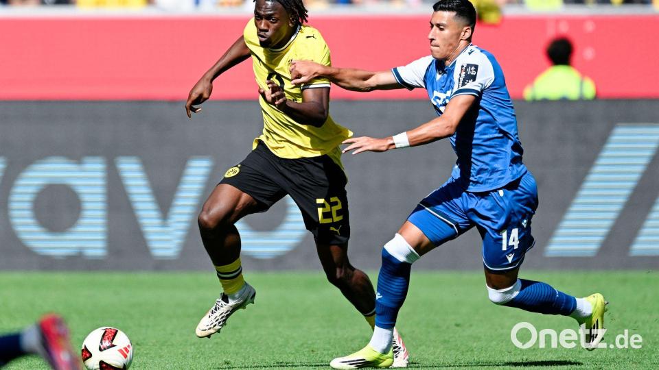 Der BVB hatte deutlich mehr Mühe als vor einer Woche. Bild: Uwe Anspach/dpa