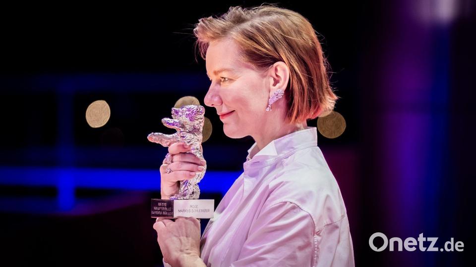 Für die Hauptrolle in "Rose" bekam Sandra Hüller den Silbernen Bären der Berlinale. Bild: Christoph Soeder/dpa