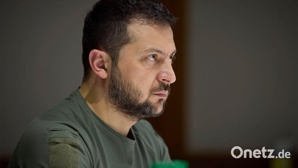 Der ukrainische Präsident Selenskyj will vorübergehend auf Luftangriffe verzichten. (Archivbild) Bild: Ukraine Presidency/Planet Pix via ZUMA Press Wire/dpa