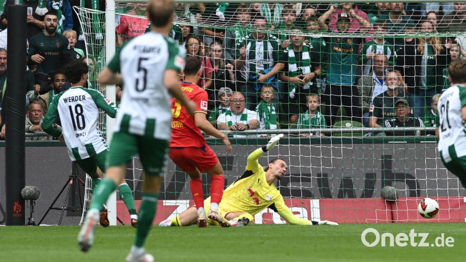 Bremen geht früh in Führung. Bild: Carmen Jaspersen/dpa