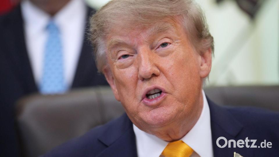 US-Präsident Trump gibt sich optimistisch, ein Durchbruch sei möglich. Bild: Jacquelyn Martin/AP/dpa
