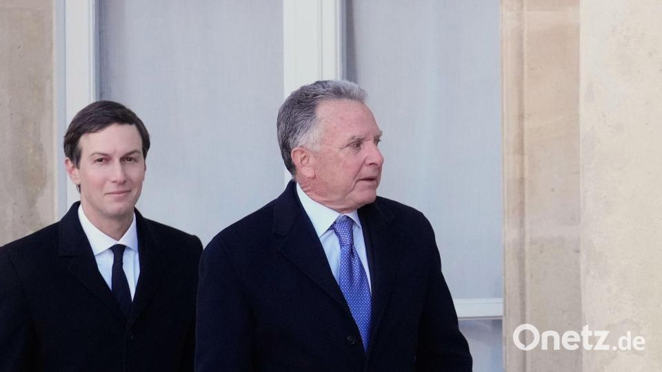 Die US-Unterhändler Witkoff und Kushner werden in Moskau und Kiew erwartet. (Archivbild) Bild: Michel Euler/AP/dpa