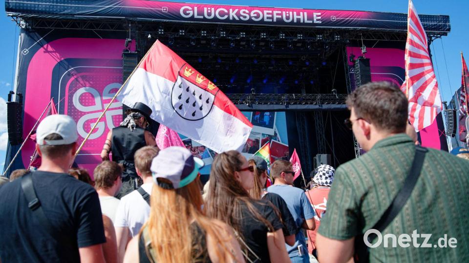 250.000 Musik-Fans zieht das Festival laut Veranstaltern an. Bild: Uwe Anspach/dpa