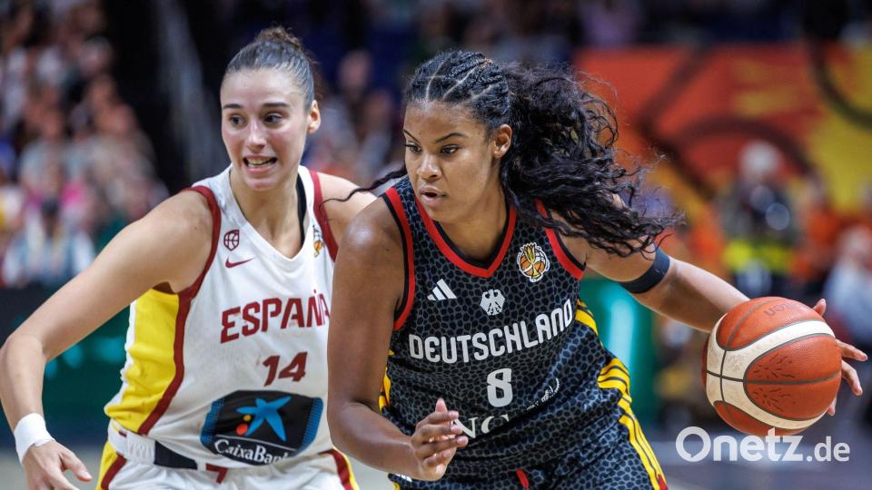 Ob Nyara Sabally auch gegen Japan spielt, ist noch unklar. Bild: Andreas Gora/dpa