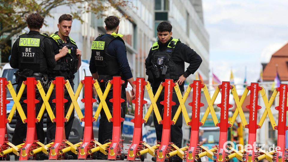 Bei verschiedenen Demos in Magdeburg werden Tausende Menschen erwartet. (Archivbild) Bild: Peter Gercke/dpa