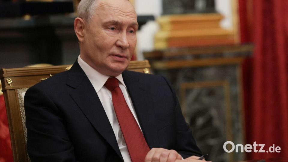Der russische Präsident Wladimir Putin hatte den Angriff auf die Ukraine vor gut viereinhalb Jahren befohlen - und wohl mit einem schnellem Sieg gerechnet. Bild: Gavriil Grigorov/Pool Sputnik Kremlin/AP/dpa