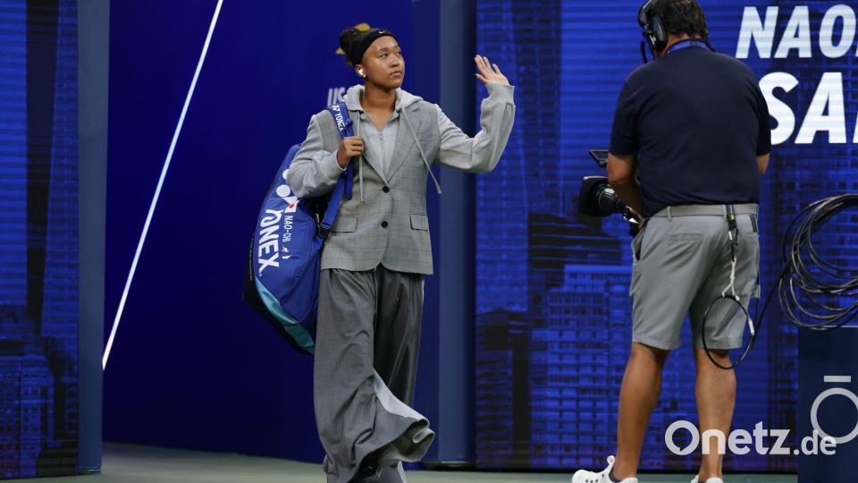 Erneut spektakuläres Outfit: Naomi Osaka. Bild: Adam Hunger/AP/dpa
